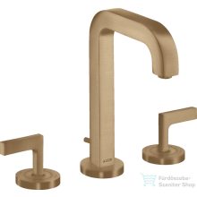   Hansgrohe AXOR CITTERIO 3 üléses mosdó csaptelep automata leeresztővel,szálcsiszolt bronz 39135140