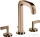 Hansgrohe AXOR CITTERIO 3 üléses mosdó csaptelep automata leeresztővel,polírozott vörös arany hatású 39135300
