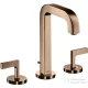Hansgrohe AXOR CITTERIO 3 üléses mosdó csaptelep automata leeresztővel,polírozott vörös arany hatású 39135300