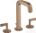 Hansgrohe AXOR CITTERIO 3 üléses mosdó csaptelep automata leeresztővel,szálcsiszolt vörös arany hatású 39135310