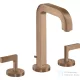 Hansgrohe AXOR CITTERIO 3 üléses mosdó csaptelep automata leeresztővel,szálcsiszolt vörös arany hatású 39135310