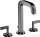 Hansgrohe AXOR CITTERIO 3 üléses mosdó csaptelep automata leeresztővel,polírozott fekete króm 39135330