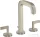 Hansgrohe AXOR CITTERIO 3 üléses mosdó csaptelep automata leeresztővel,szálcsiszolt nikkel 39135820