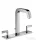 Hansgrohe AXOR CITTERIO 3-lyukú fordítókaros mosdó csaptelep dekorlappal és rövid kifolyóval DN15, automata leeresztővel, króm 39136000