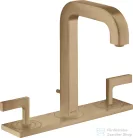 Hansgrohe AXOR CITTERIO 3 üléses mosdó csaptelep dekorlappal,automata leeresztővel,szálcsiszolt bronz 39136140