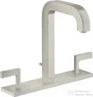 Hansgrohe AXOR CITTERIO 3 üléses mosdó csaptelep dekorlappal,automata leeresztővel,rozsdamentes acél hatású 39136800