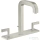Hansgrohe AXOR CITTERIO 3 üléses mosdó csaptelep dekorlappal,automata leeresztővel,rozsdamentes acél hatású 39136800