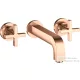 Hansgrohe AXOR Citterio falsík alatti mosdó csaptelep 22,2 cm-es kifolyóval,polírozott vörös arany hatású 39143300