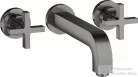 Hansgrohe AXOR Citterio falsík alatti mosdó csaptelep 22,2 cm-es kifolyóval,polírozott fekete króm 39143330
