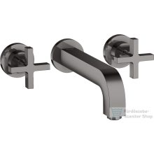   Hansgrohe AXOR Citterio falsík alatti mosdó csaptelep 22,2 cm-es kifolyóval,polírozott fekete króm 39143330