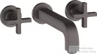 Hansgrohe AXOR Citterio falsík alatti mosdó csaptelep 22,2 cm-es kifolyóval,szálcsiszolt fekete króm 39143340