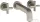 Hansgrohe AXOR Citterio falsík alatti mosdó csaptelep 22,2 cm-es kifolyóval,rozsdamentes acél hatású 39143800