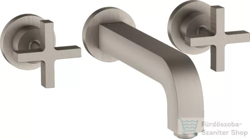 Hansgrohe AXOR Citterio falsík alatti mosdó csaptelep 22,2 cm-es kifolyóval,rozsdamentes acél hatású 39143800