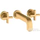 Hansgrohe AXOR Citterio falsík alatti mosdó csaptelep 22,2 cm-es kifolyóval,szálcsiszolt sárgaréz hatású 39143950