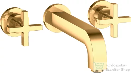Hansgrohe AXOR Citterio falsík alatti mosdó csaptelep 22,2 cm-es kifolyóval,polírozott arany hatású 39143990