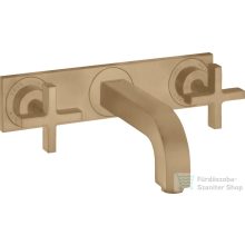   Hansgrohe AXOR CITTERIO falsík alatti mosdó csaptelep 22,5 cm-es kifolyóval,alaptest nélkül,szálcsiszolt bronz 39144140