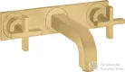 Hansgrohe AXOR CITTERIO falsík alatti mosdó csaptelep 22,5 cm-es kifolyóval,alaptest nélkül,szálcsiszolt arany hatású 39144250