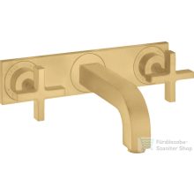   Hansgrohe AXOR CITTERIO falsík alatti mosdó csaptelep 22,5 cm-es kifolyóval,alaptest nélkül,szálcsiszolt arany hatású 39144250