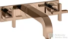 Hansgrohe AXOR CITTERIO falsík alatti mosdó csaptelep 22,5 cm-es kifolyóval,alaptest nélkül,polírozott vörös arany hatású 39144300