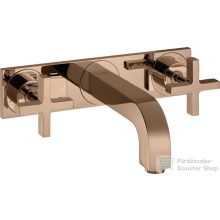   Hansgrohe AXOR CITTERIO falsík alatti mosdó csaptelep 22,5 cm-es kifolyóval,alaptest nélkül,polírozott vörös arany hatású 39144300