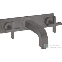   Hansgrohe AXOR Citterio falsík alatti mosdó csaptelep 22,5 cm-es kifolyóval,alaptest nélkül,szálcsiszolt fekete króm 39144340