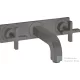 Hansgrohe AXOR Citterio falsík alatti mosdó csaptelep 22,5 cm-es kifolyóval,alaptest nélkül,szálcsiszolt fekete króm 39144340
