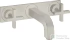 Hansgrohe AXOR CITTERIO falsík alatti mosdó csaptelep 22,5 cm-es kifolyóval,alaptest nélkül,rozsdamentes acél hatású 39144800