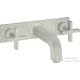 Hansgrohe AXOR CITTERIO falsík alatti mosdó csaptelep 22,5 cm-es kifolyóval,alaptest nélkül,rozsdamentes acél hatású 39144800