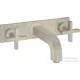 Hansgrohe AXOR CITTERIO falsík alatti mosdó csaptelep 22,5 cm-es kifolyóval,alaptest nélkül,szálcsiszolt nikkel 39144820