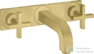 Hansgrohe AXOR CITTERIO falsík alatti mosdó csaptelep 22,5 cm-es kifolyóval,alaptest nélkül,szálcsiszolt sárgaréz hatású 39144950