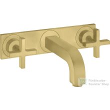   Hansgrohe AXOR CITTERIO falsík alatti mosdó csaptelep 22,5 cm-es kifolyóval,alaptest nélkül,szálcsiszolt sárgaréz hatású 39144950