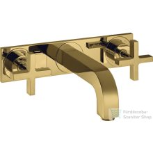   Hansgrohe AXOR CITTERIO falsík alatti mosdó csaptelep 22,5 cm-es kifolyóval,alaptest nélkül,polírozott arany hatású 39144990