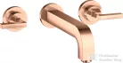 Hansgrohe AXOR Citterio falsík alatti mosdó csaptelep 22,2 cm-es kifolyóval,polírozott vörös arany hatású 39147300