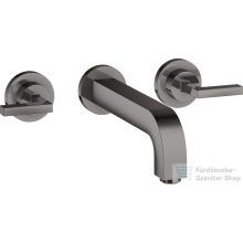   Hansgrohe AXOR Citterio falsík alatti mosdó csaptelep 22,2 cm-es kifolyóval,polírozott fekete króm 39147330