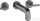 Hansgrohe AXOR Citterio falsík alatti mosdó csaptelep 22,2 cm-es kifolyóval,polírozott fekete króm 39147330