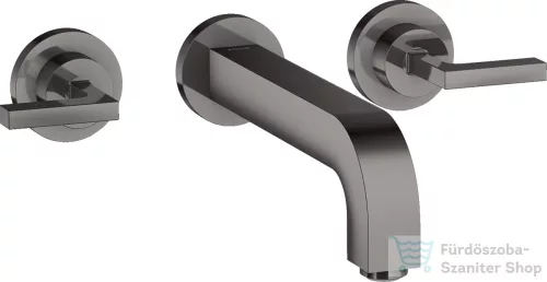 Hansgrohe AXOR Citterio falsík alatti mosdó csaptelep 22,2 cm-es kifolyóval,polírozott fekete króm 39147330