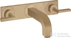 Hansgrohe AXOR Citterio falsík alatti mosdó csaptelep 22,6 cm-es kifolyóval,szálcsiszolt bronz 39148140