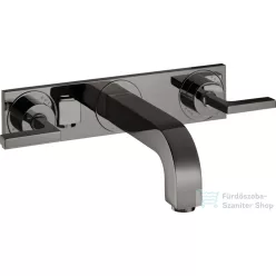  Hansgrohe AXOR Citterio falsík alatti mosdó csaptelep 22,6 cm-es kifolyóval,polírozott fekete króm 39148330