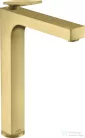 Hansgrohe AXOR CITTERIO 280 magasított mosdó csaptelep leeresztő nélkül,rombuszmetszéses fogantyúval,szálcsiszolt sárgaréz hatású 39151950