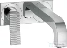 Hansgrohe AXOR CITTERIO falsík alatti mosdó csaptelep 22 cm-es kifolyóval,nem zárható leeresztővel,rombuszmetszéses fogantyúval,króm 39171000