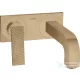 Hansgrohe AXOR CITTERIO falsík alatti mosdó csaptelep 22 cm-es kifolyóval,nem zárható leeresztővel,rombuszmetszéses fogantyúval,szálcsiszolt bronz 39171140