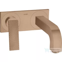   Hansgrohe AXOR CITTERIO falsík alatti mosdó csaptelep 22 cm-es kifolyóval,nem zárható leeresztővel,rombuszmetszéses fogantyúval,szálcsiszolt vörös arany hatású 39171310