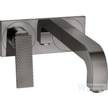   Hansgrohe AXOR CITTERIO falsík alatti mosdó csaptelep 22 cm-es kifolyóval,nem zárható leeresztővel,rombuszmetszéses fogantyúval,polírozott fekete króm 39171330
