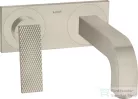 Hansgrohe AXOR CITTERIO falsík alatti mosdó csaptelep 22 cm-es kifolyóval,nem zárható leeresztővel,rombuszmetszéses fogantyúval,szálcsiszolt nikkel 39171820