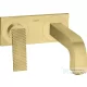 Hansgrohe AXOR CITTERIO falsík alatti mosdó csaptelep 22 cm-es kifolyóval,nem zárható leeresztővel,rombuszmetszéses fogantyúval,szálcsiszolt sárgaréz hatású 39171950