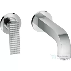   Hansgrohe AXOR CITTERIO falsík alatti mosdócsaptelep 220 mm-es kifolyóval,rombuszmetszéses fogantyúval,nem zárható leeresztővel, króm 39181000
