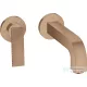 Hansgrohe AXOR CITTERIO falsík alatti mosdó csaptelep 22 cm-es kifolyóval,rombuszmetszéses fogantyúval,nem zárható leeresztővel,szálcsiszolt vörös arany hatású 39181310