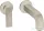 Hansgrohe AXOR CITTERIO falsík alatti mosdó csaptelep 22 cm-es kifolyóval,rombuszmetszéses fogantyúval,nem zárható leeresztővel,szálcsiszolt nikkel 39181820