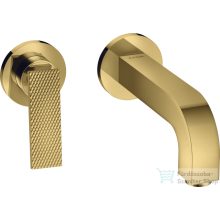   Hansgrohe AXOR CITTERIO falsík alatti mosdó csaptelep 22 cm-es kifolyóval,rombuszmetszéses fogantyúval,nem zárható leeresztővel,polírozott arany hatású 39181990