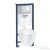 Grohe Solido Perfect falra szerelhető WC szett, mélyöblítésű WC soft close ülőkével, Skate Cosmopolitan króm nyomólappal 39186000